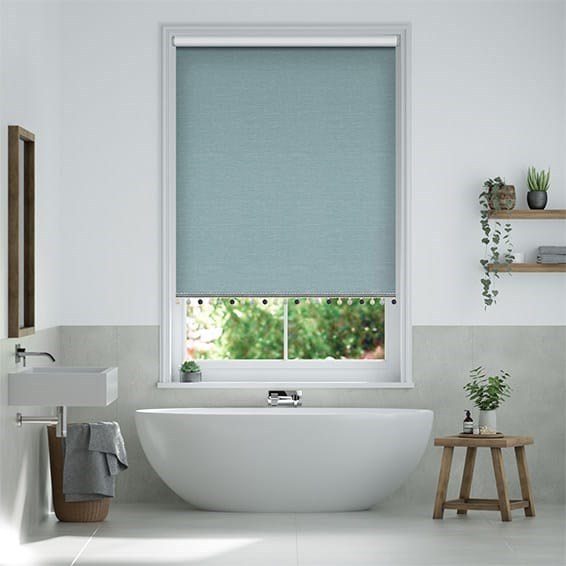 Choices Harrow Lagoon Blue & Henley Roller Blind