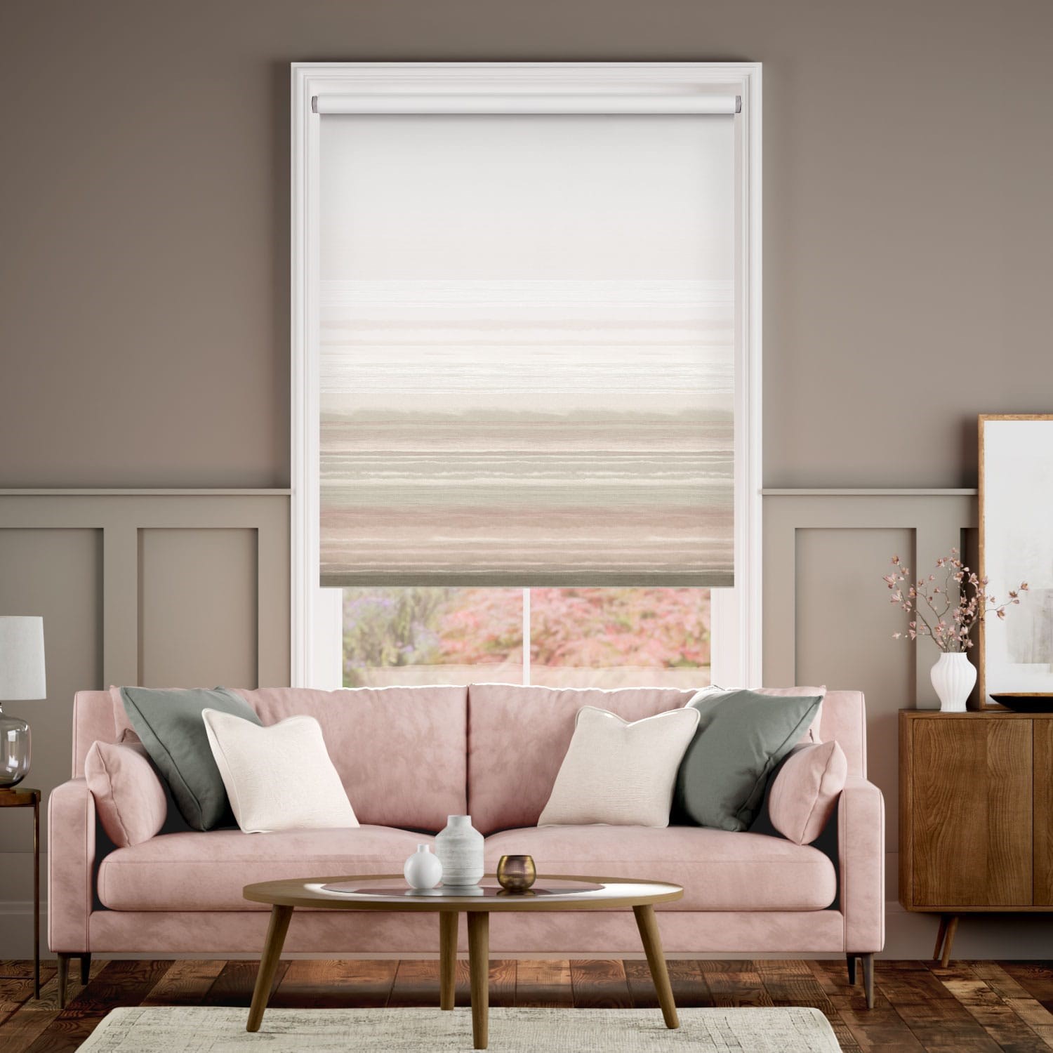 Choices Horizon Blush Roller Blind