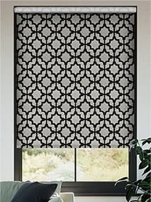 Electric Choices Lattice Black Roller Blind thumbnail image