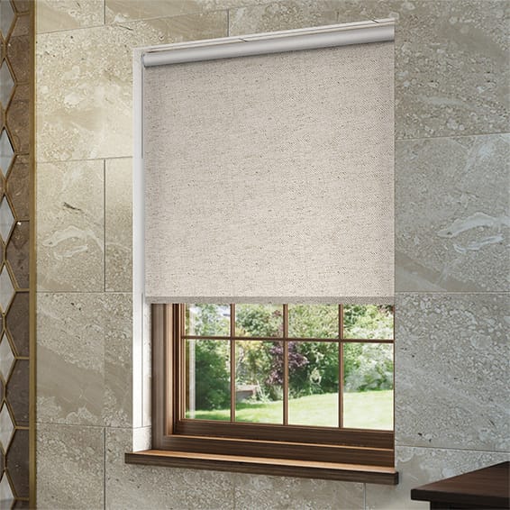 linen effect roller blinds