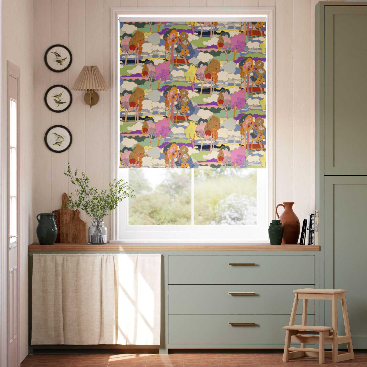 Twist2Fit Prospect Road Dusk Roller Blind