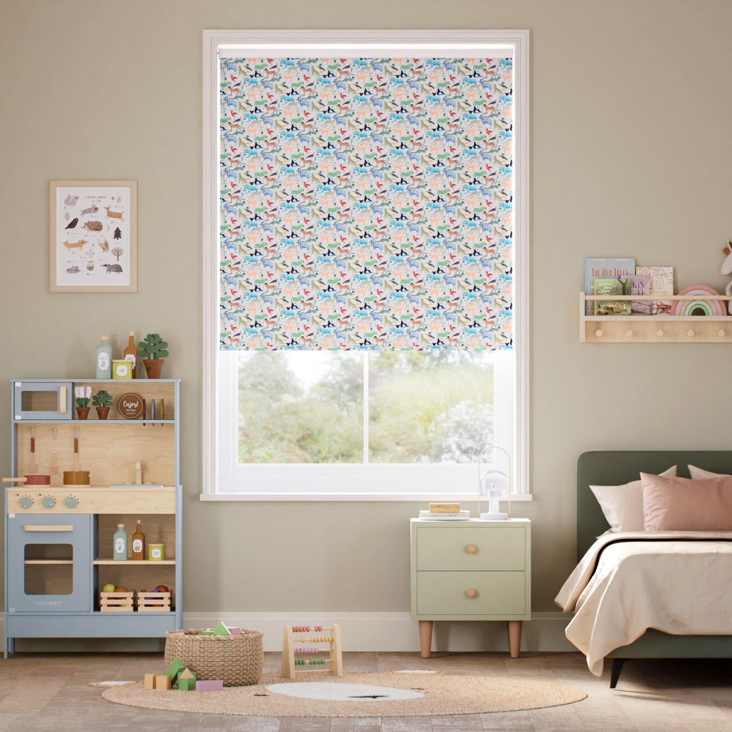 Twist2Fit Quey Two Natural Roller Blind