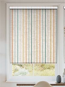 Choices Twill Stripe Linen Mediterranean Roller Blind thumbnail image