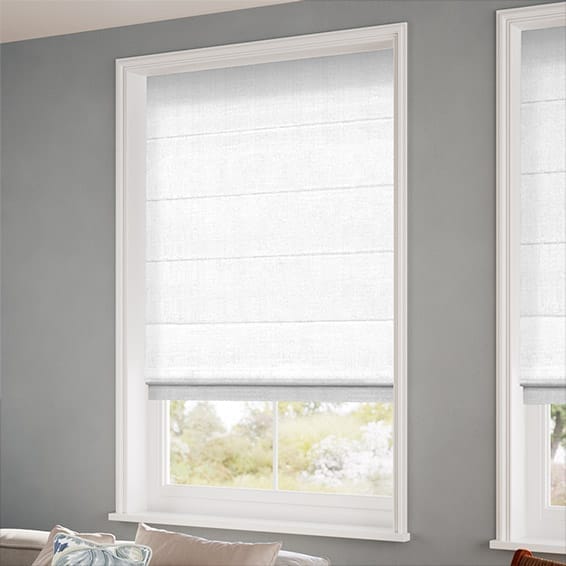 Click2Fit Penrith Bright White Roman Blind | Blinds Online™