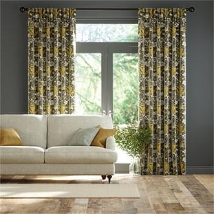 William Morris Compton Amber Curtains thumbnail image