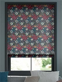 William Morris Compton Velvet Ink Roman Blind thumbnail image