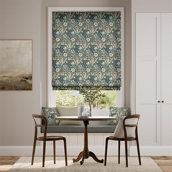 William Morris Compton Midnight Roman Blind