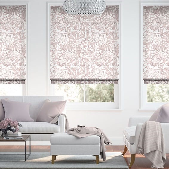 Coralline Shell Roman Blind