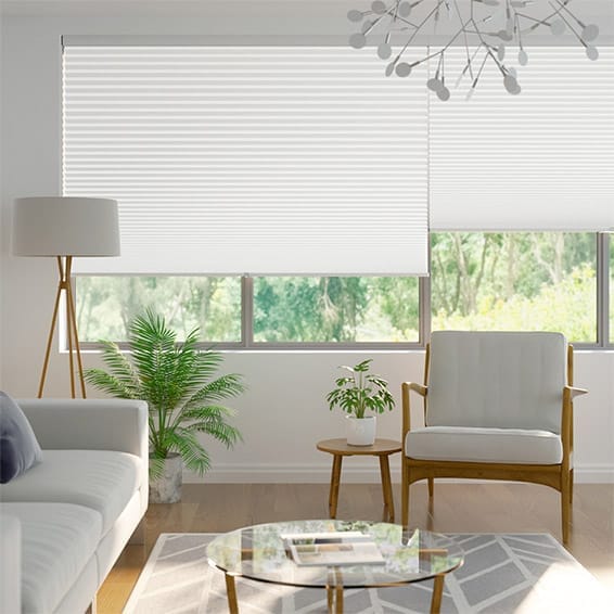 ThermalShade-Max Cordless Cloud White Pleated Blind