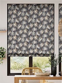 Cordyline Star Graphite Roman Blind thumbnail image