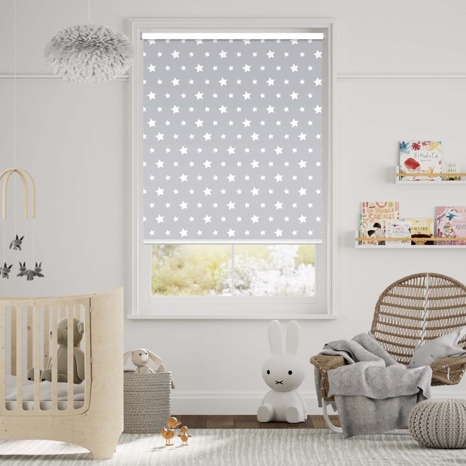 Express Cosmic Blockout Grey Roller Blind