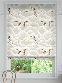 Cranes In Flight Stone Roman Blind thumbnail image