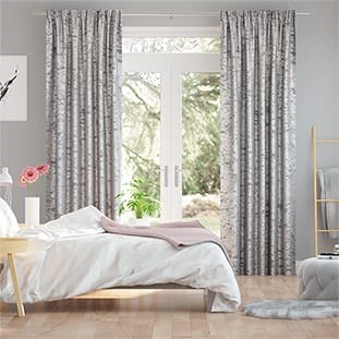 Crushed Velvet Steel Curtains thumbnail image