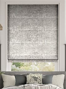 Crushed Velvet Warm Silver Roman Blind thumbnail image