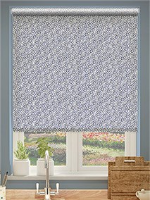 Choices Daisy Spot Blue Roller Blind thumbnail image