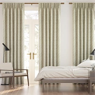 Daisy Spot Grey Curtains thumbnail image