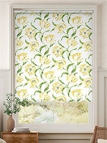 Dancing Tulips Lemon Roller Blind thumbnail image