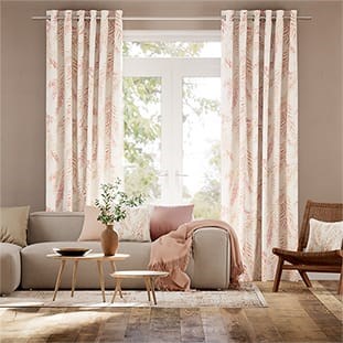 Dappled Ferns Blush Curtains thumbnail image