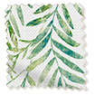 Dappled Ferns Leaf Green Roller Blind swatch image