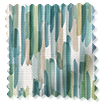 Dash Teal Roman Blind swatch image