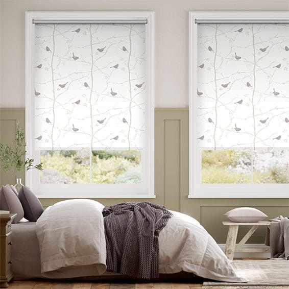 Dawn Chorus Heather Roller Blind