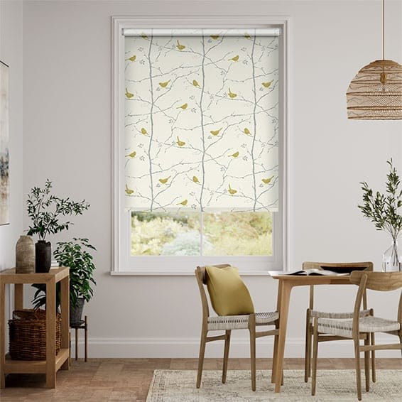 Dawn Chorus Slate Roller Blind