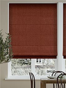 Delphi Chenille Weave Burnt Umber Roman Blind thumbnail image