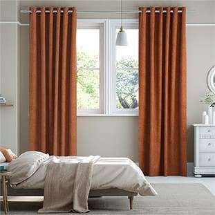 Delphi Chenille Weave Cayenne Curtains thumbnail image