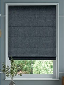 Delphi Chenille Weave Nordic Blue Roman Blind thumbnail image