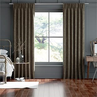 Delphi Chenille Weave Peppercorn Curtains thumbnail image