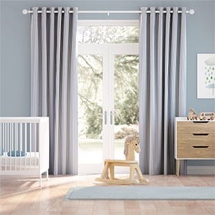 Devon Stripe Maritime Blue Curtains thumbnail image