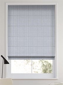 Devon Stripe Maritime Blue Roman Blind thumbnail image