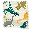 Dinosaurs Green Roman Blind swatch image