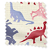 Dinosaurs Pink Curtains swatch image