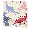 Dinosaurs Pink Curtains swatch image