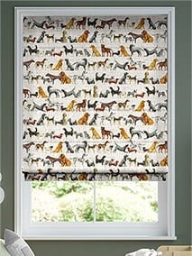 Dogs Multi Roman Blind thumbnail image