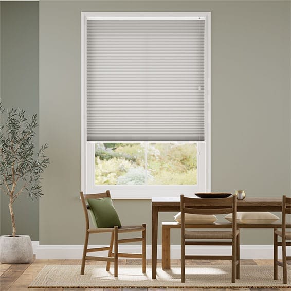 Double ThermalLight Misty Grey Pleated Blind