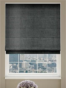 DuJour Velvet Gunmetal Grey Roman Blind thumbnail image