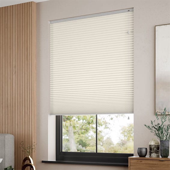 Thermal Duoshade Ivory Pleated Blind 