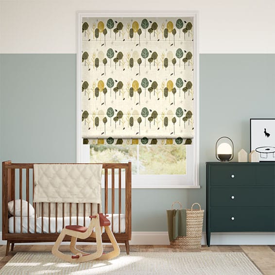 Edie Forest Roman Blind