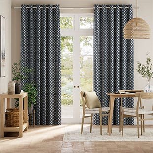 Eleanor Indigo Curtains thumbnail image