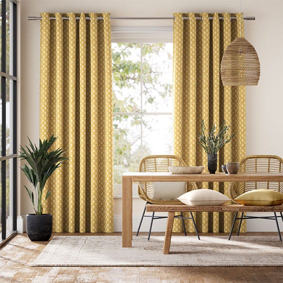 Eleanor Mustard Curtains