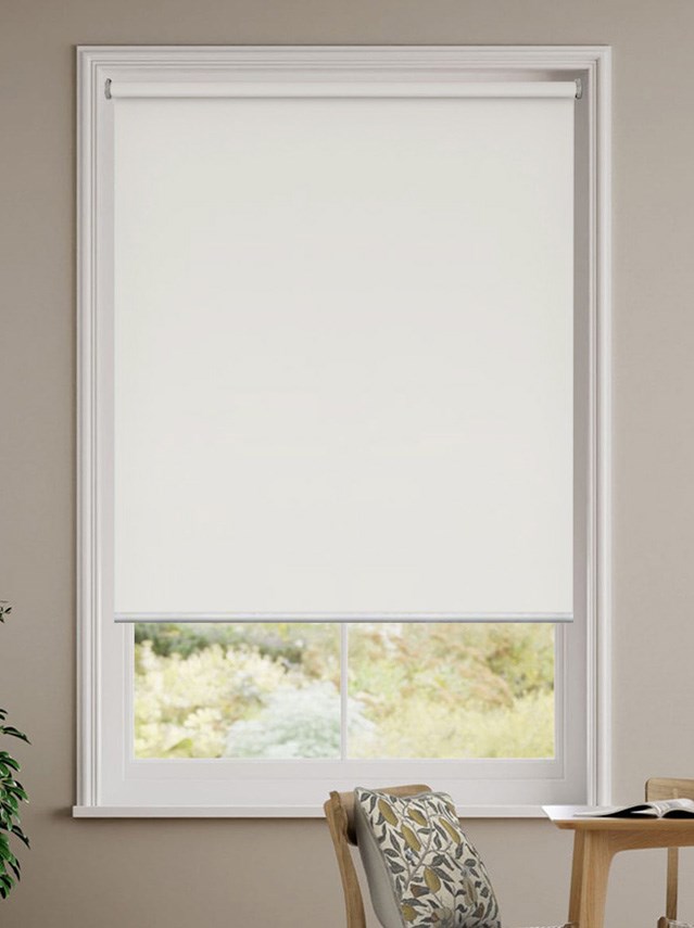 Electric Express Sofia Blockout Vanilla Roller Blind thumbnail image