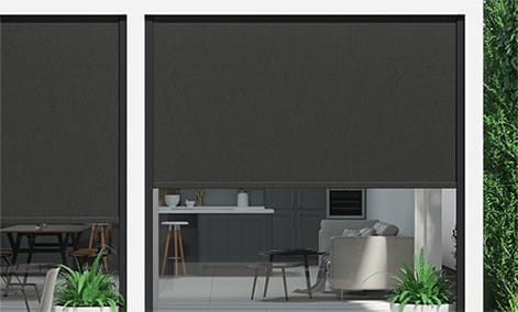 Electric Shade IT Coal Grey Outdoor Patio Blind thumbnail image