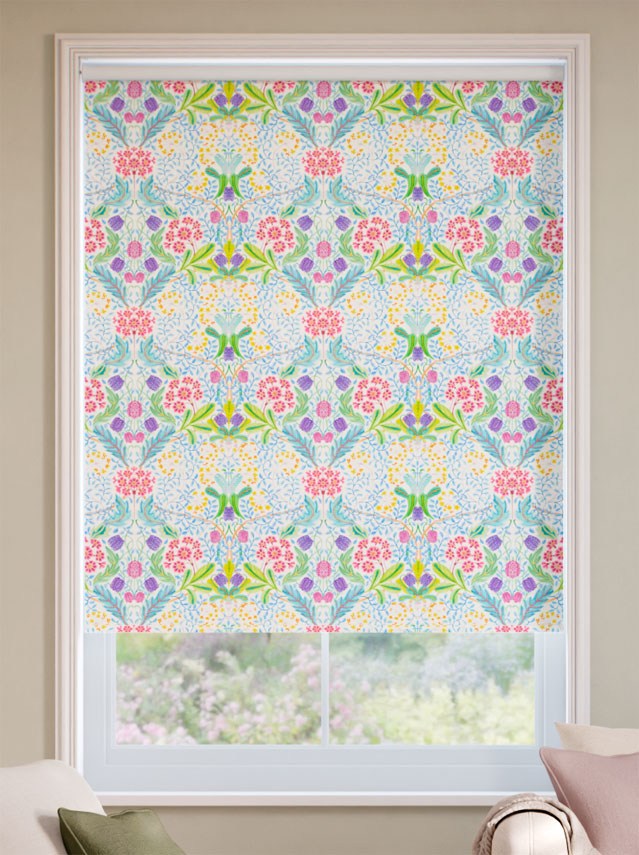 Elm House Summer Green Roller Blind thumbnail image