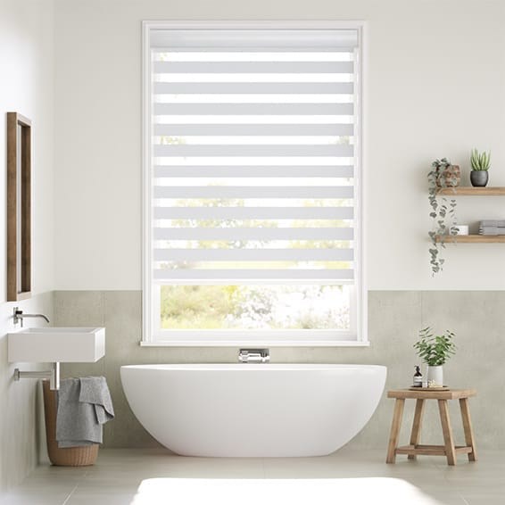 Enjoy Dimout Glacier  Zebra Roller Blind