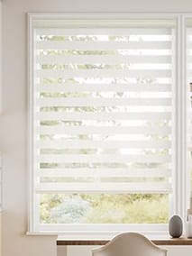 Electric Zebra Dimout Ivory Enjoy Roller Blind thumbnail image