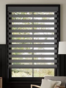 Electric Zebra Dimout Zinc Enjoy Roller Blind thumbnail image