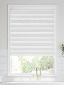 Electric Zebra Matte White Enjoy Roller Blind thumbnail image