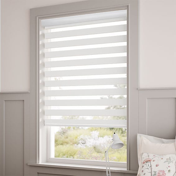 Enjoy Mist Zebra Roller Blind | Blinds Online™